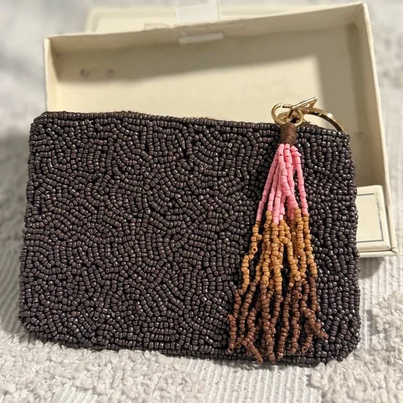 Dachshund Beaded Pouch/ Coin Purse - Picture 4 of 5